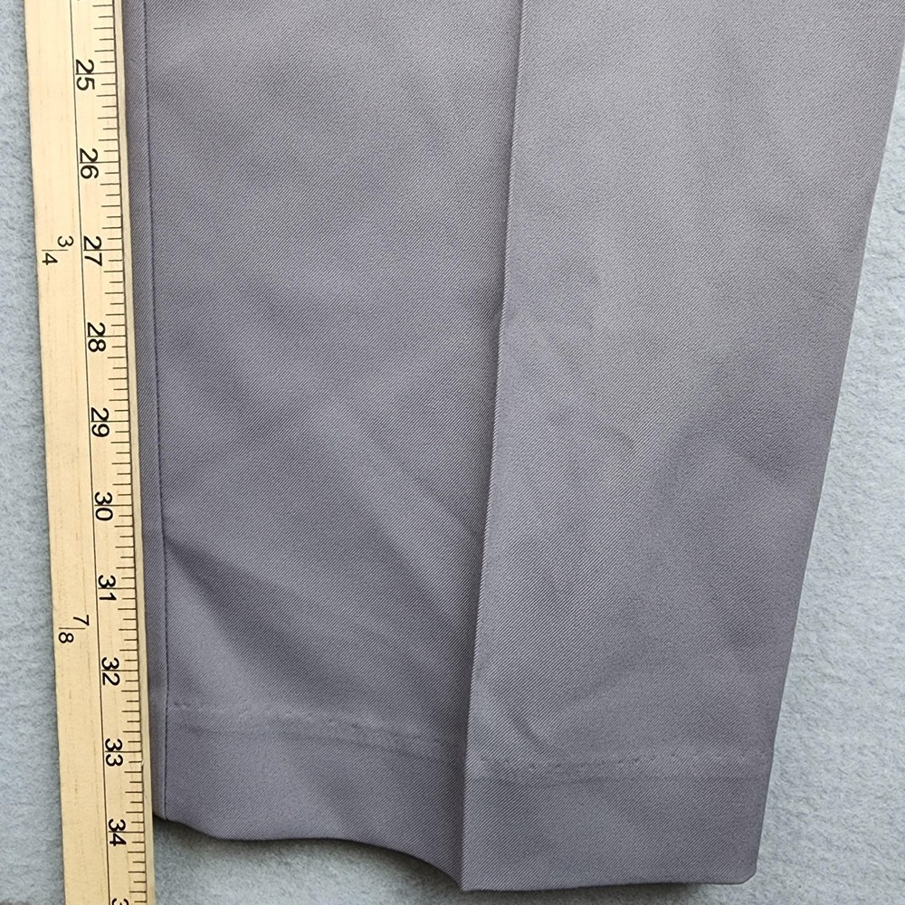 Perry Ellis Portfolio Dress Pants Mens 40x34 Gray Classic Fit Microfiber NWT - Picture 8 of 12